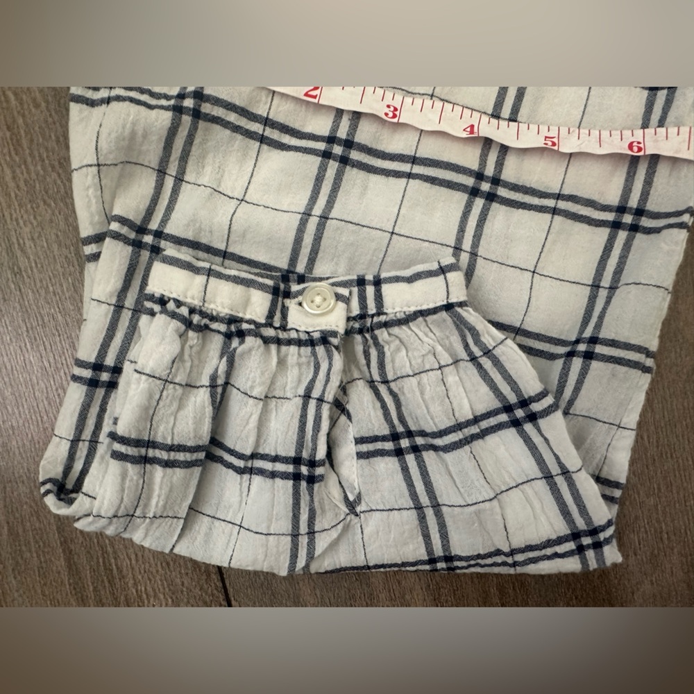 GAP White and Black Plaid Shirt - Picture 4 of 7